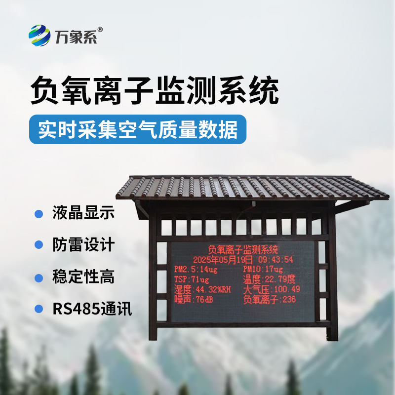 公園負(fù)氧離子監(jiān)測系統(tǒng)：一套系統(tǒng)如何改變我們的游園體驗(yàn)